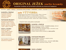 Tablet Screenshot of originaljezek.cz